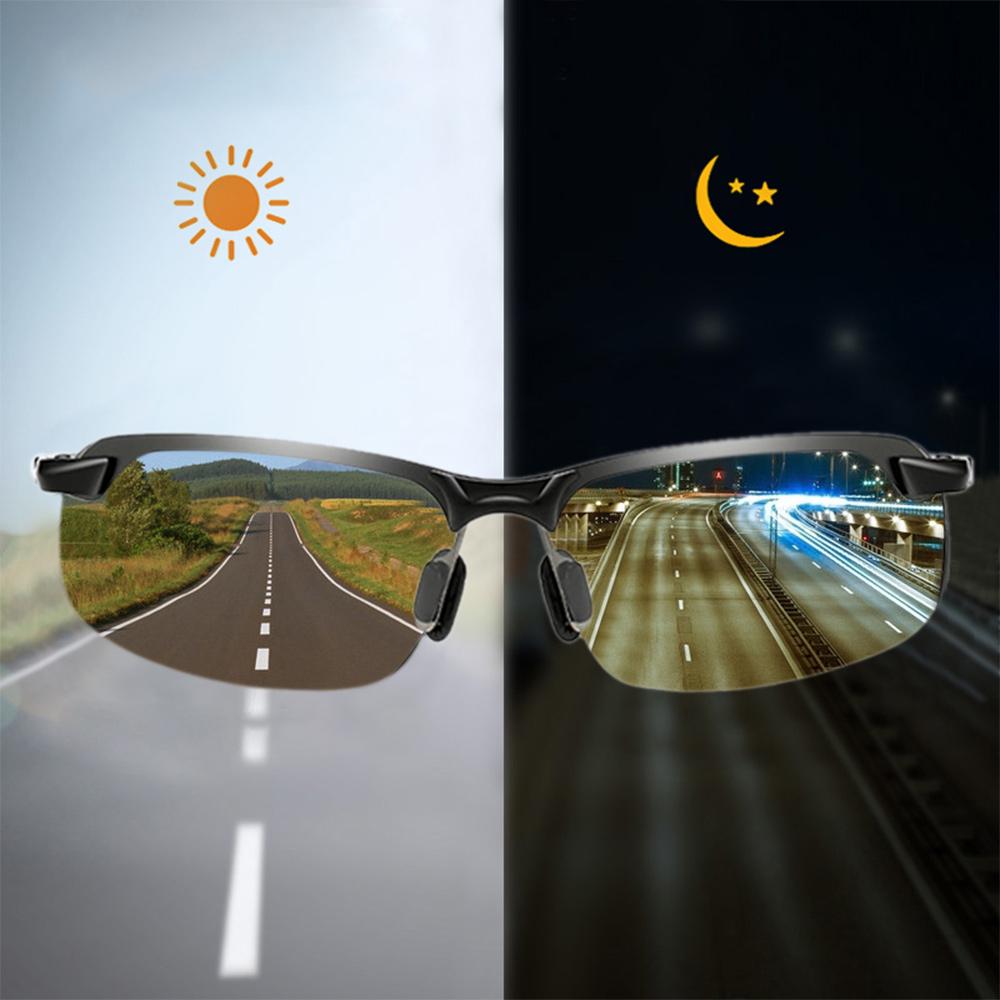 Men's Night Vision Driving Glasses Sports Sunglasses