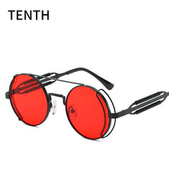 Men's Cyberpunk Round Frame Sunglasses