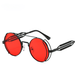 Men's Cyberpunk Round Frame Sunglasses