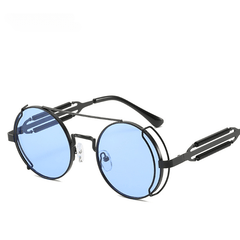 Men's Cyberpunk Round Frame Sunglasses