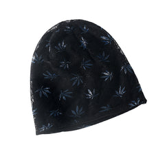 Leaf Lace Beanies Soft Baggy Slouchy Beanie Hat Solid Chemo Cap
