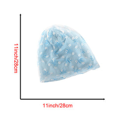 Leaf Lace Beanies Soft Baggy Slouchy Beanie Hat Solid Chemo Cap
