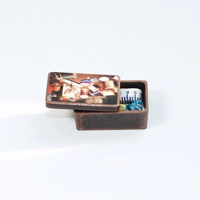 Dollhouse Sewing Box for Fun Decor