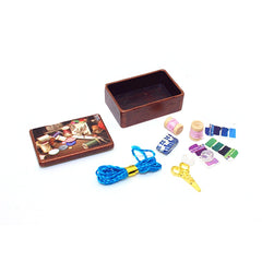Dollhouse Sewing Box for Fun Decor