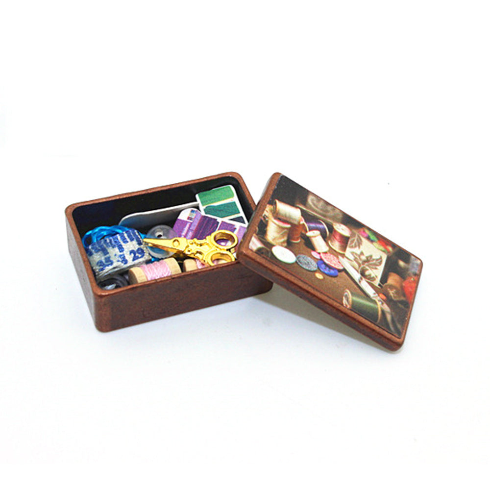 Dollhouse Sewing Box for Fun Decor