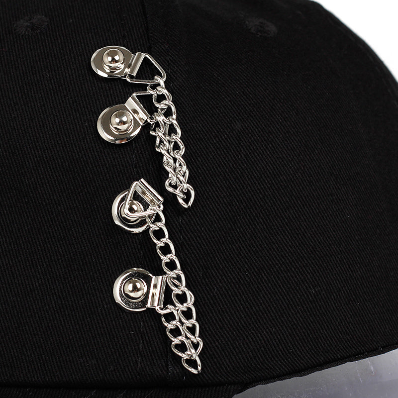 Iron Ring Ball KPOP Hats Adjustable Baseball Cap Hats Snapback Hats