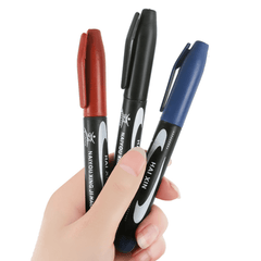 Big Head Oily Marker Pen red