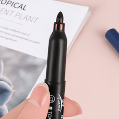 Big Head Oily Marker Pen red