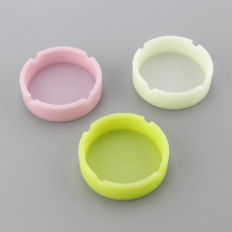 Glow In The Dark Silicone Soft Ashtray for Smoking