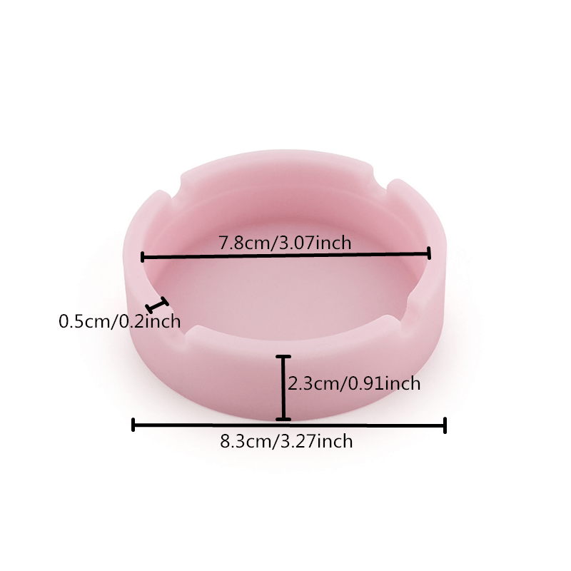 Glow In The Dark Silicone Soft Ashtray for Smoking