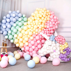 50pcs High Macaron Balloons for Wedding Birthday Scene Decoration