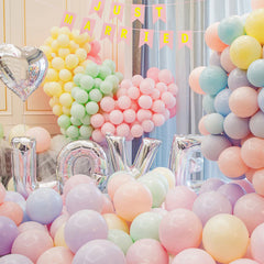 50pcs High Macaron Balloons for Wedding Birthday Scene Decoration