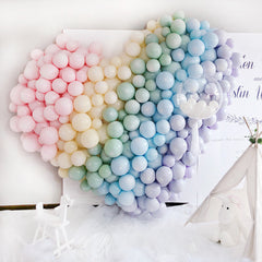 50pcs High Macaron Balloons for Wedding Birthday Scene Decoration