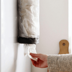 Hanging Garbage Bag Storage Holder Mesh Organizer