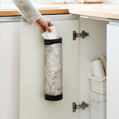 Hanging Garbage Bag Storage Holder Mesh Organizer