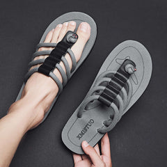 Men's Arch Support Flip Flops Outdoor Beach Sandals