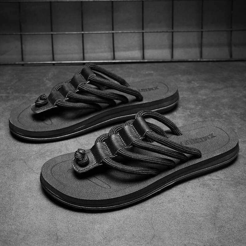 Men's Arch Support Flip Flops Outdoor Beach Sandals