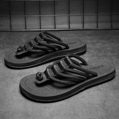 Men's Arch Support Flip Flops Outdoor Beach Sandals