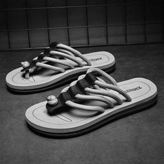 Men's Arch Support Flip Flops Outdoor Beach Sandals