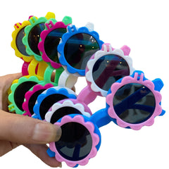 Kids Flowers Shaped Sunglasses UV Protection Glasses For Girls And Boys