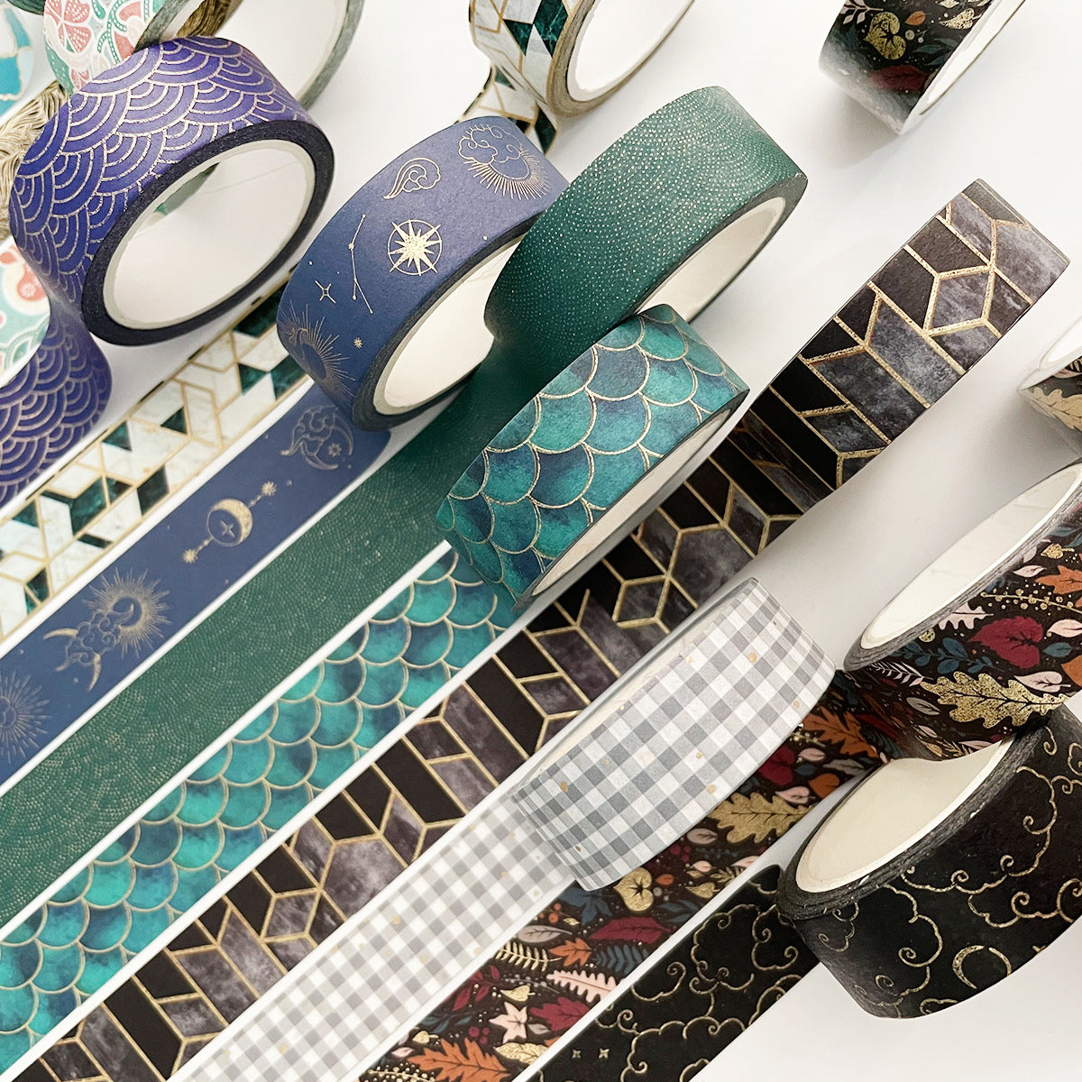 Bronzing Washi Tape 12 Styles Gift Pack
