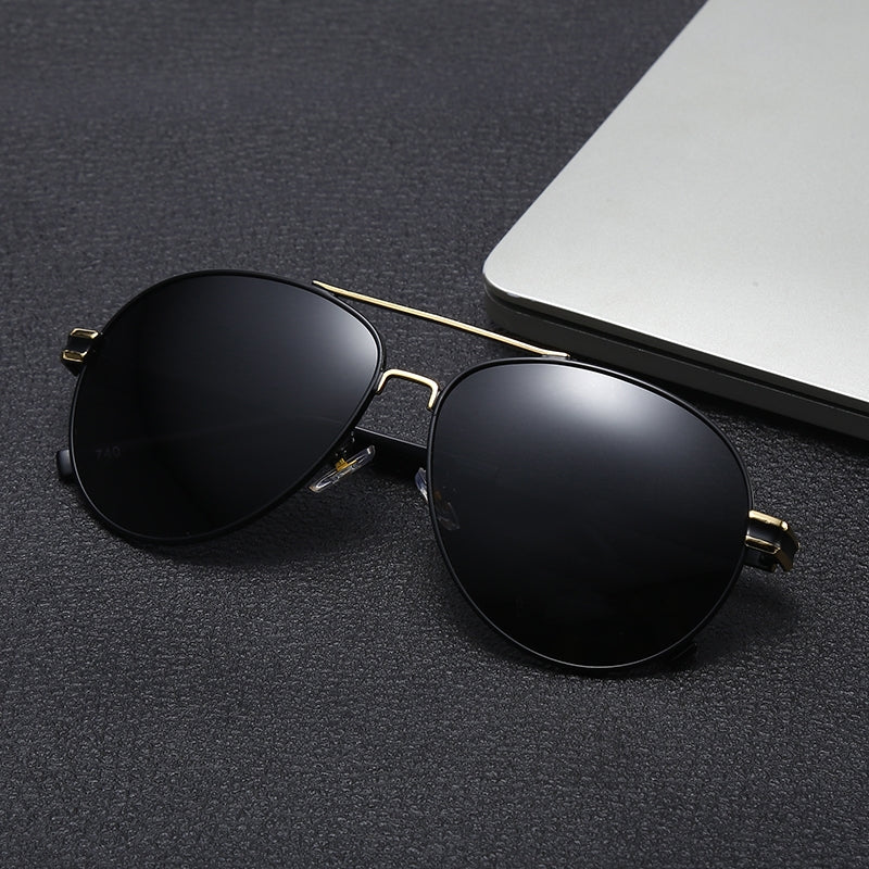 S400 Polarized Photochromic Sunglasses Metal Frame UV400 Retro Sun Glasses
