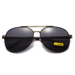 S400 Polarized Photochromic Sunglasses Metal Frame UV400 Retro Sun Glasses