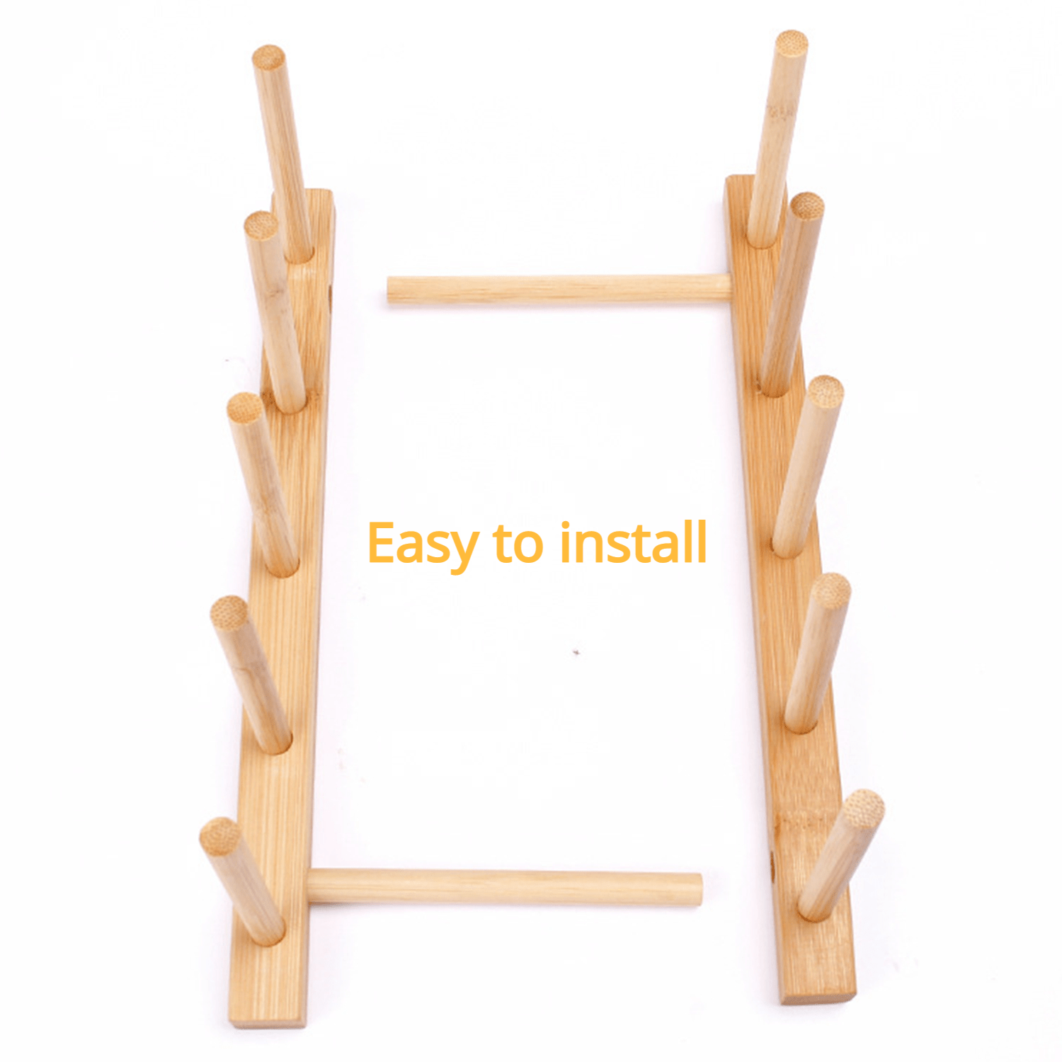 Bamboo Dish Plate Bowl Cup Lid Cutting Board Drying Rack
