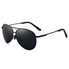 Men's Polarized Aviator Sunglasses UV400 Metal Double Beam Driving Glasses