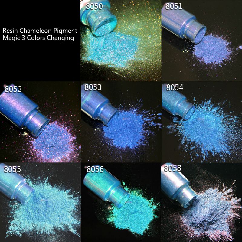Chameleon Resin Pigment Powder for Epoxy Resin - Magic Discolor Powder