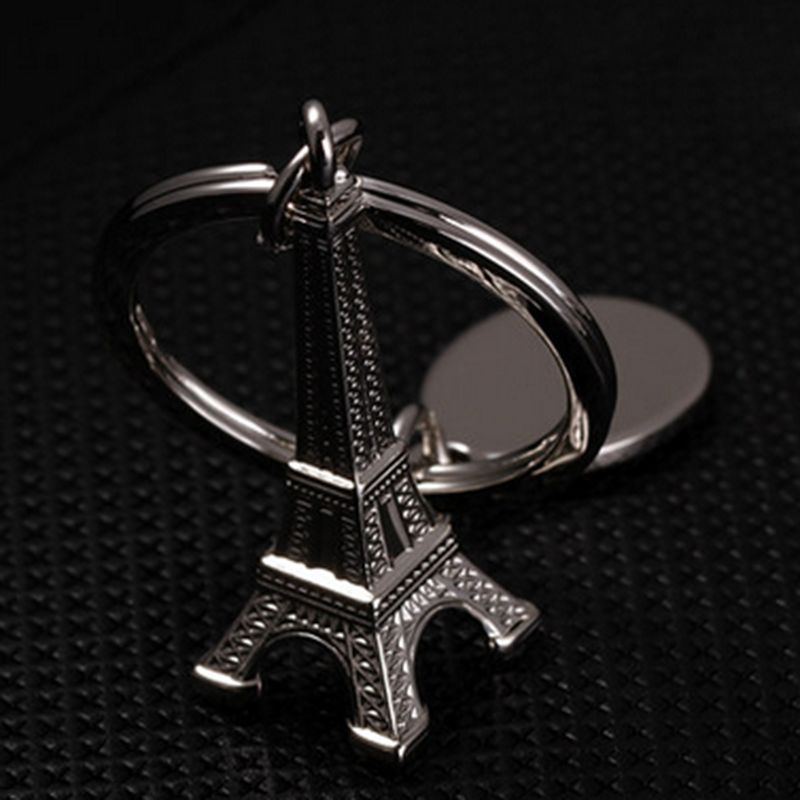 Mini Eiffel Tower Model Keychain Bag Pendant Keyring Keyfob Key Chain Jewelry