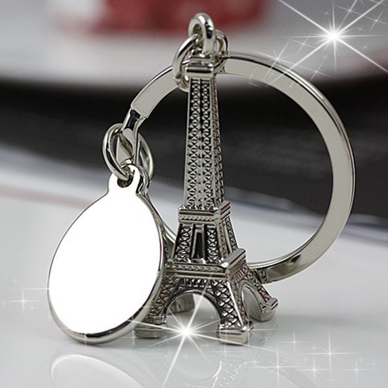 Mini Eiffel Tower Model Keychain Bag Pendant Keyring Keyfob Key Chain Jewelry
