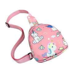 Kids Cross Body Bag Cartoon Dinosaur Print Shoulder Bag