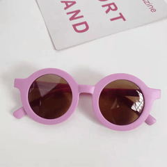 Round Frame Sunglasses for Boys Girls Teens