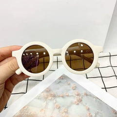 Round Frame Sunglasses for Boys Girls Teens