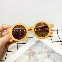 Round Frame Sunglasses for Boys Girls Teens