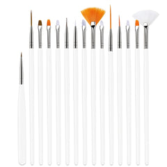 15pcs Detail Hook Line Art Paint Brush Set Watercolor Painting Supplies