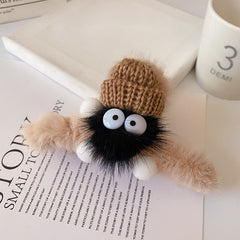Briquettes Plush Doll Hair Claw Cartoon Hair Accessories