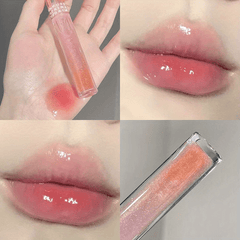 Lip Gloss Mirror Dewy Texture Moisturizing Smudge Proof Lip Plumping Stain