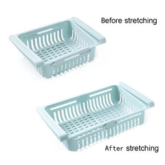 Retractable Refrigerator Organizer Shelf Fruit Vegetable Storage Basket