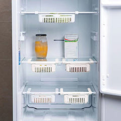 Retractable Refrigerator Organizer Shelf Fruit Vegetable Storage Basket