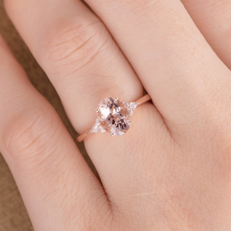 Zircon Romantic Ring Decorative Accessories Holiday Gift For Girls