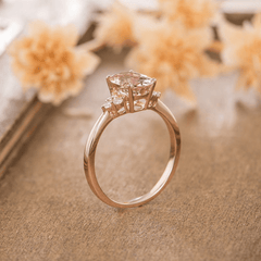 Zircon Romantic Ring Decorative Accessories Holiday Gift For Girls