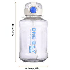 1000ml Sports Water Cup Fitness Kettle with Straw