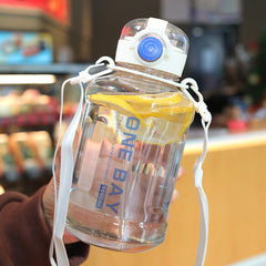 1000ml Sports Water Cup Fitness Kettle with Straw