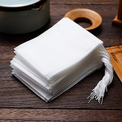 100pcs Empty Teabags Soup Bags Disposable Drawstring Soup Bags