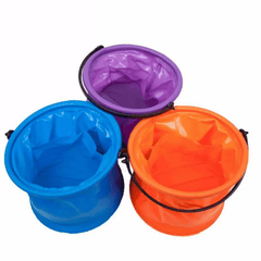 Collapsible Bucket With Handle for Art & Cleaning