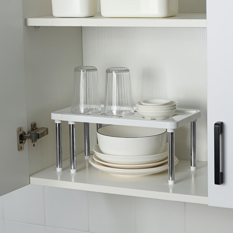 Retractable Kitchen Shelf Cabinet Layered Storage Rack