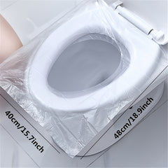 Disposable Toilet Seat Cover 30/50pcs for Patient Bathroom Cleaning