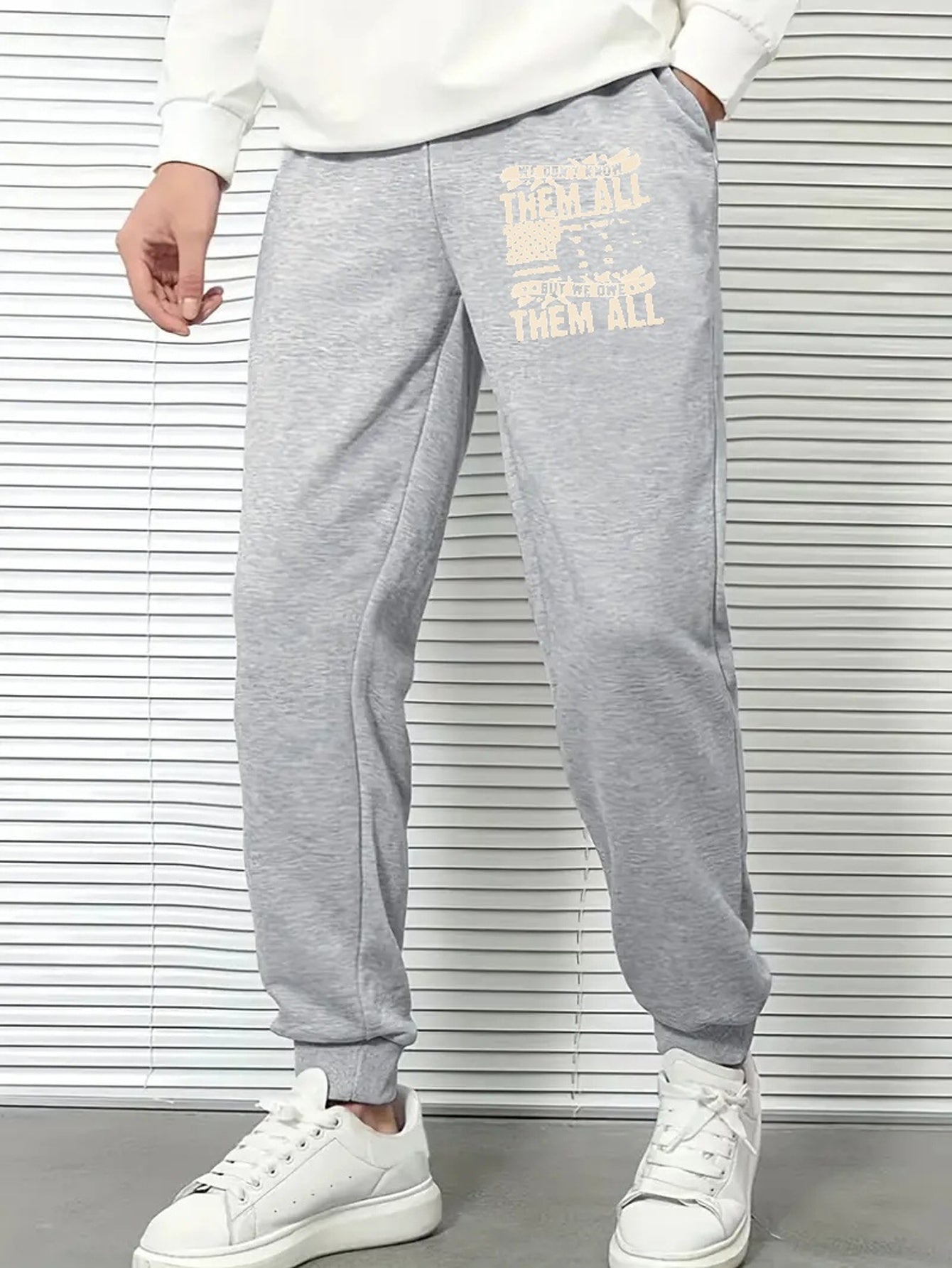 Men's Comfy Drawstring Joggers Loose Fit Stretch Pants